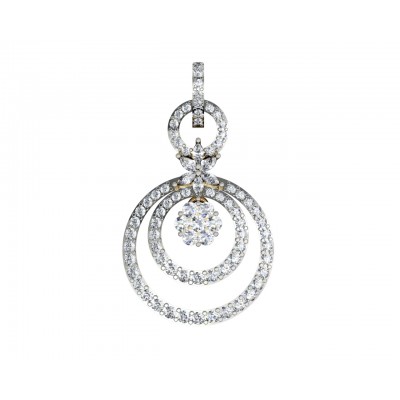 Kira Radiant Diamond Pendant